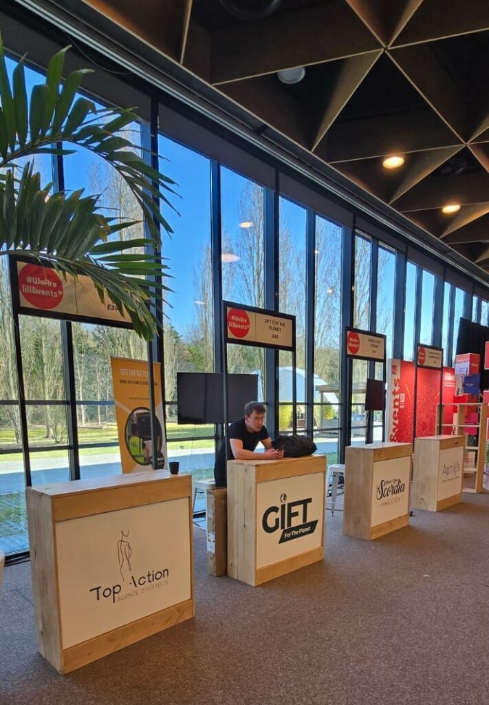 Panneaux imprimés pour de la signalétique de stand